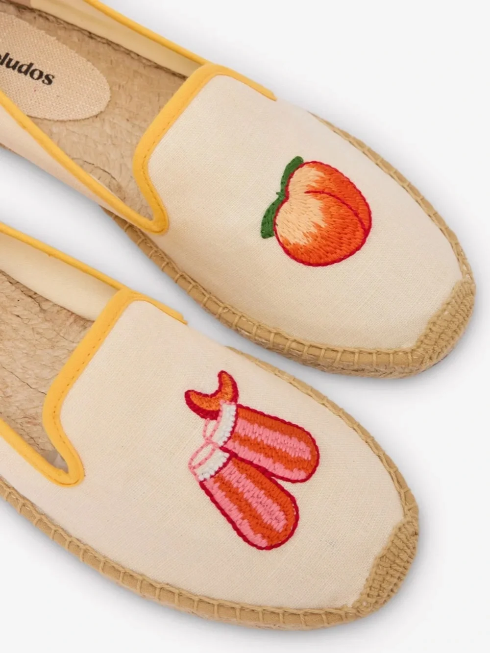 Soludos cream canvas